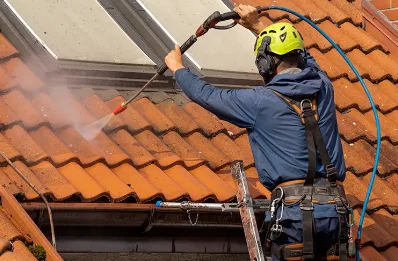 Démoussage et hydrofuge de toiture à Aurouër